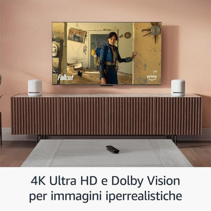 Amazon Fire Tv Stick 4K (Wi-Fi 6) Telecomando Vocale Alexa Android Dolby Vision