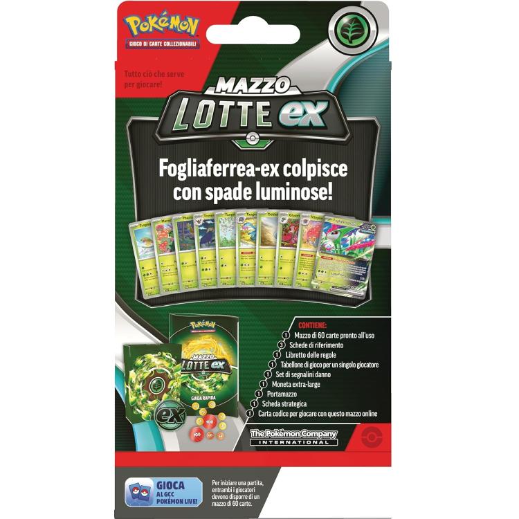 Pokémon - Kampfdeck (Eisenblatt-Ex) Gcc 60-Karten-Sammelkartenspiel-Deck - It