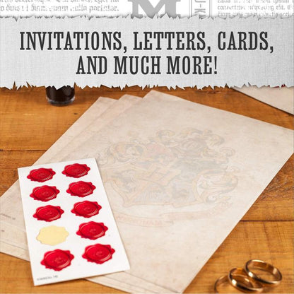 Paladone Harry Potter Hogwarts Schreibset Stempel & Briefe V2 Briefpapier