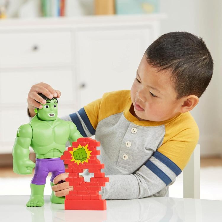 Hasbro Marvel Power Smash Hulk Spidey Freunde Actionfigur 25cm F5067