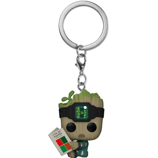 Funko Pop Pocket Keychain - Marvel: I Am Groot (Groot Im Strampler) Schlüsselanhänger 4cm