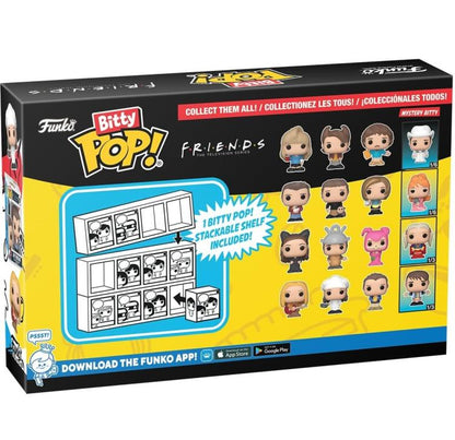 Funko Bitty Pop! Friends: 4er-Pack Monica Geller/Ross Geller/Chandler Bing + Überraschung