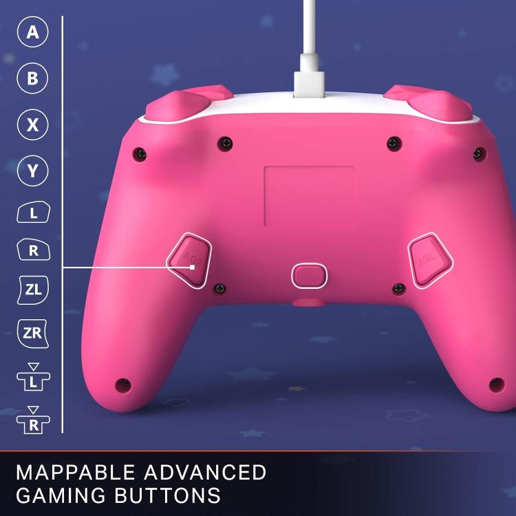 PowerA Enhanced Wired Controller Kabelgebunden Programmierbar Nintendo Switch (Kirby Star)