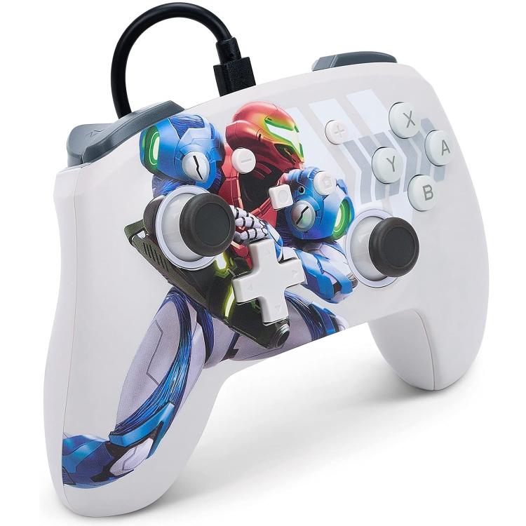 Powera Enhanced Wired Controller Programmierbar Nintendo Switch - Metroid Dread