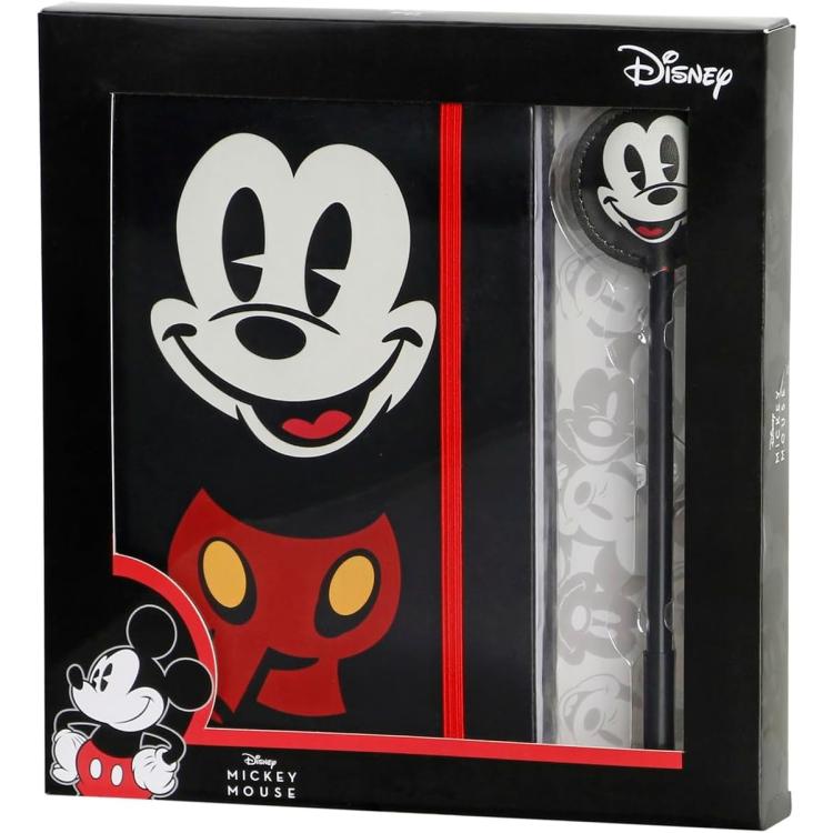 Disney: Mickey Mouse Tagebuch und Kugelschreiber Geschenkset Schule