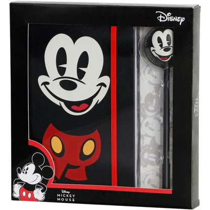 Disney: Mickey Mouse Tagebuch und Kugelschreiber Geschenkset Schule