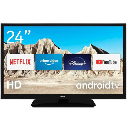 Nokia Smart TV LED 24" HD Ready HNE24GV210NC Fernseher WLAN DVB-C/S2/T2 Schwarz