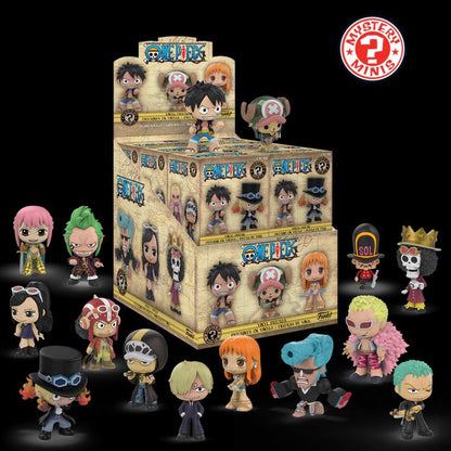 Funko Pop Mystery Mini: One Piece Anime Luffy Vinyl Miniatur-Actionfigur (Zufällig)