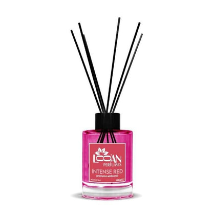 Looan Raumduft Diffuser mit Stäbchen 140ml Hausduft Intense Red
