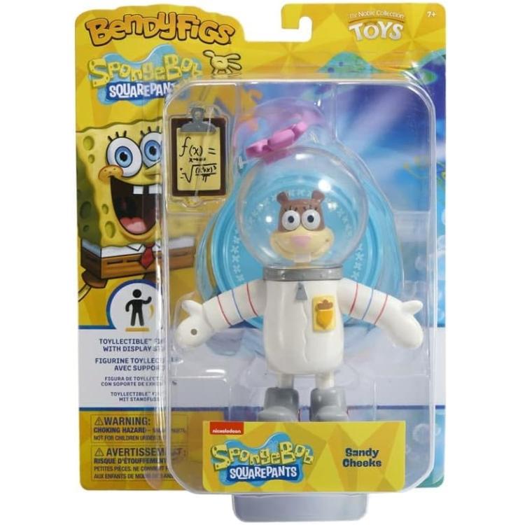 BENDYFIGS - SPONGEBOB SCHWAMMKOPF (SANDY CHEEKS) ACTIONFIGUR 16CM NOBLE COLL.