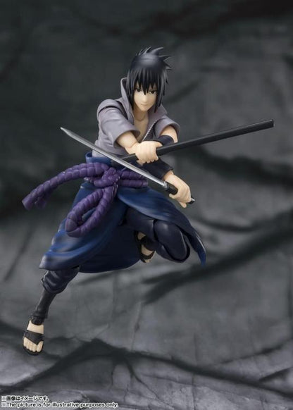 BANDAI SH FIGUARTS : NARUTO SHIPPUDEN (SASUKE UCHIHA) HATRED FIGUR ANIME 15CM