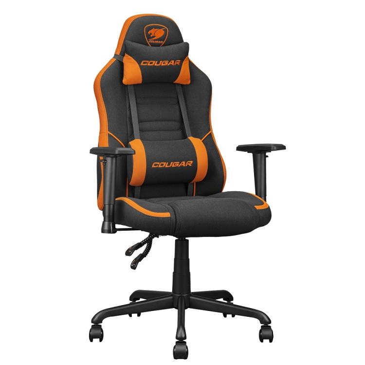 COUGAR FUSION SF GAMING-STUHL BÜROSTUHL SPORTLICH ROLLEN STOFF KOMFORT