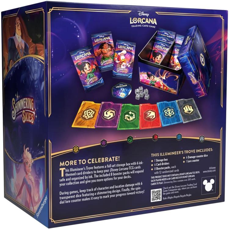 Disney Lorcana (Shimmering Skies) Illumineer'S Trove Pack Trading Card Game |Eng