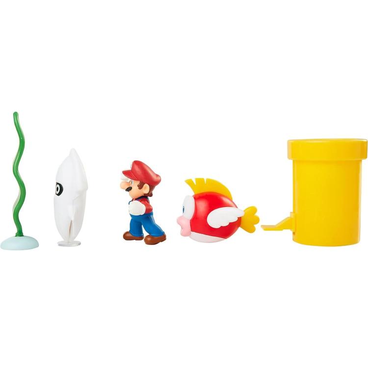 Jakks Pacific Nintendo: Super Mario „Unterwasser-Diorama-Set“ Spielfiguren 3+