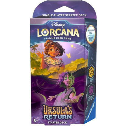Disney Lorcana "Ursula'S Return" Display 8St Starter Deck Rückkehr von Ursula Eng