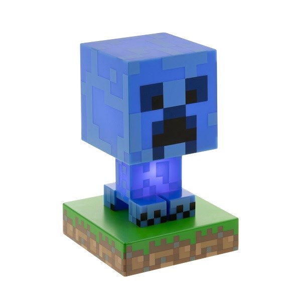 Paladone Minecraft Charged Creeper #005 Icon Zombie Lampe 3D Nacht Pp8004Mcf
