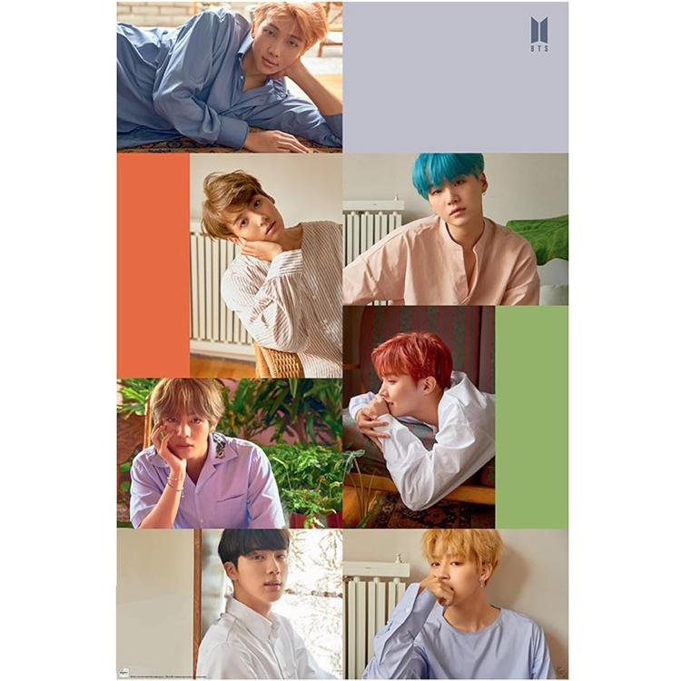 ABYSTYLE MAXI POSTER COLLAGE BTS: "CALIFORNIA" POP BAND (GB EYE) 91,5x61cm