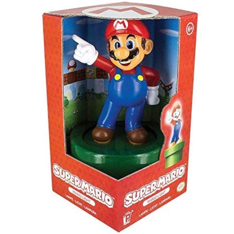 Paladone Tischlampe Super Mario Leuchtfigur Nachtlicht USB AAA