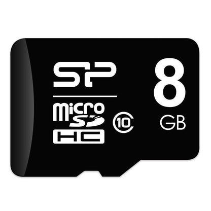 Silicon Power Microsdhc Card 8 Gb Micro Sd Memoria/Adattatore Sp V10 Classe 10