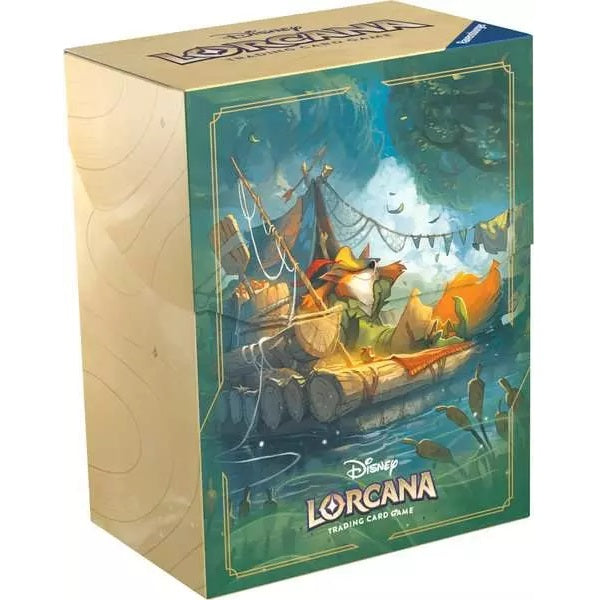 Disney Lorcana Die Tintenlande Deck Box Karten Set 3 Robin Hood Deckbox TCG