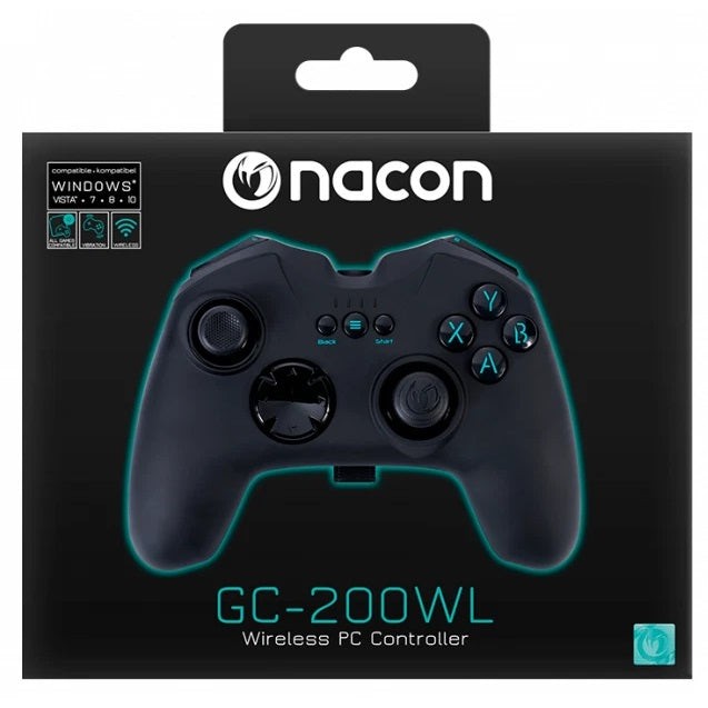 Nacon Wireless PC Controller Kabelloser Gaming-Gamepad mit 6 Tasten GC-200WL