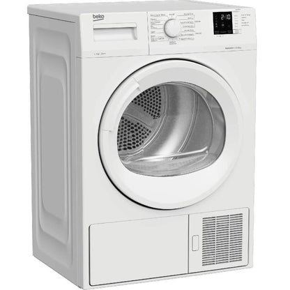 BEKO WÄSCHETROCKNER SLIM 7KG A++ INVERTER WÄRMEPUMPE DIGITALES DISPLAY DRXS722W