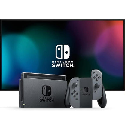 Nintendo Switch Handheld- und TV-Konsole 1.1 Total Schwarz Grau (Italienische Garantie)