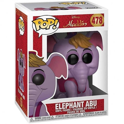 Funko Pop! Disney Aladdin - (478) Elephant Abu - Vinyl Figure 9cm