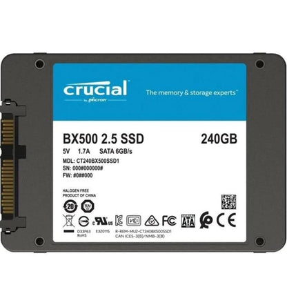 CRUCIAL BX500 240GB SSD FESTPLATTE 2,5" SOLID STATE CT240BX500SSD1