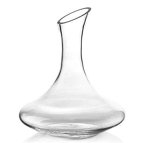 Decanter Caraffa Vino Rosso 1,5L Aeratore Sommelier Obliquo Vetro Pub Ristorante