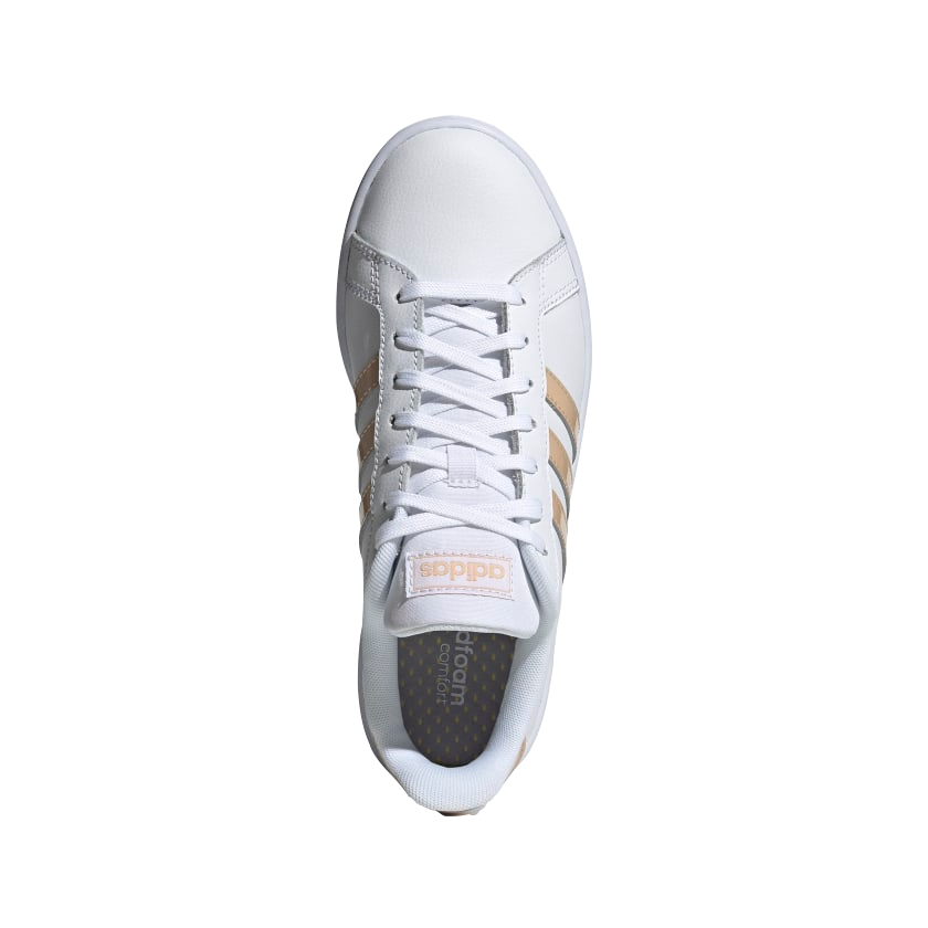 Adidas scarpa sneakers da donna Grand Court GV7148 bianco-fard
