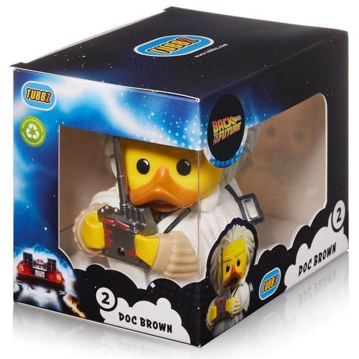 Tubbz Back To The Future "Doc Brown" Paperella Figure Duck Ritorno Al Futuro