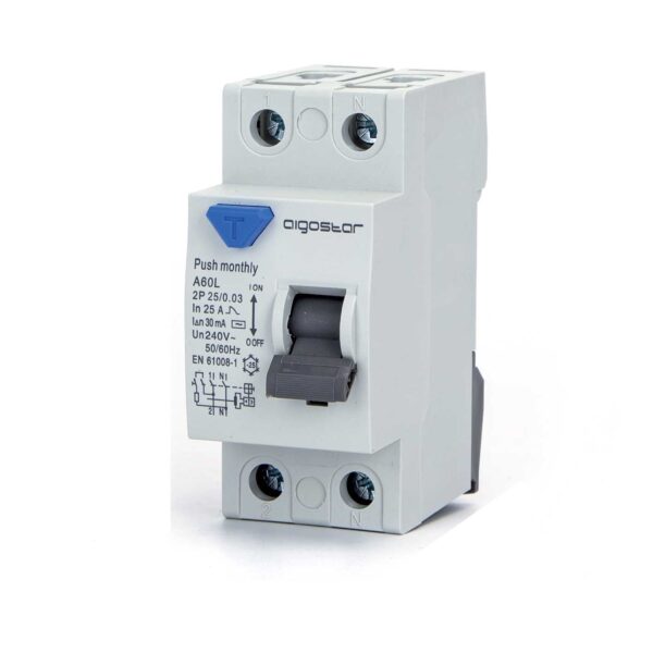 Interruttore Differenziale 2P con Protezione Contro le Dispersioni Elettriche
