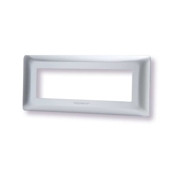 Placca per 6 moduli della linea Matix - Design Moderno e Funzionale