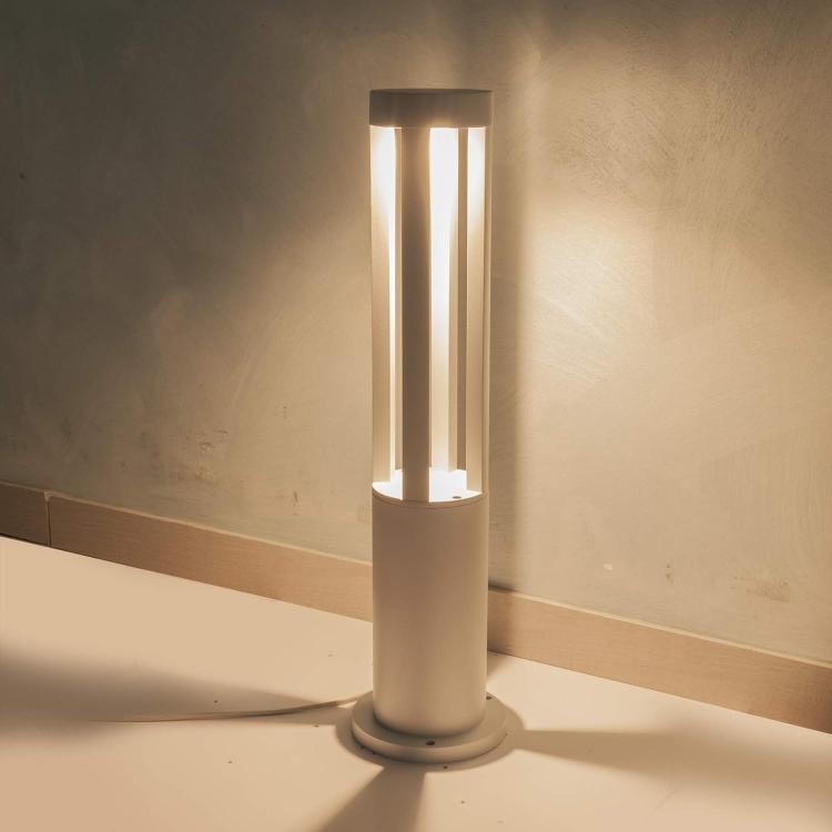 Lampione Giardino Lampada 12W Led Terra Esterno Lampioncino  Bianco Freddo Es28