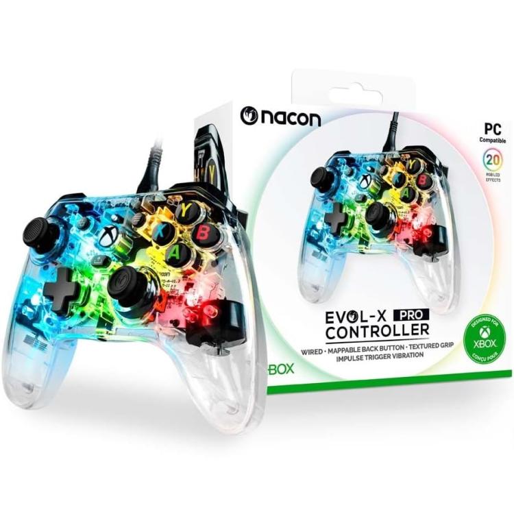 Nacon Evol-X Pro Controller Xbox Series X|S One PC Offiziell RGB Beleuchtet