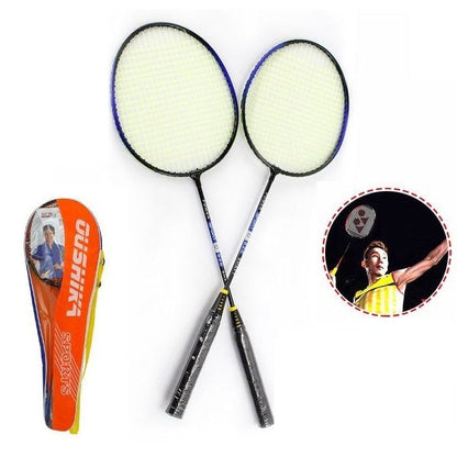 BADMINTON SCHLÄGER-SET MIT TASCHE SPORT WIE TENNIS DFH