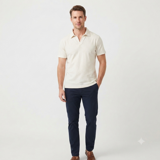 Censured polo manica corta in cotone da uomo TM6402TJSSG 595 skull grey