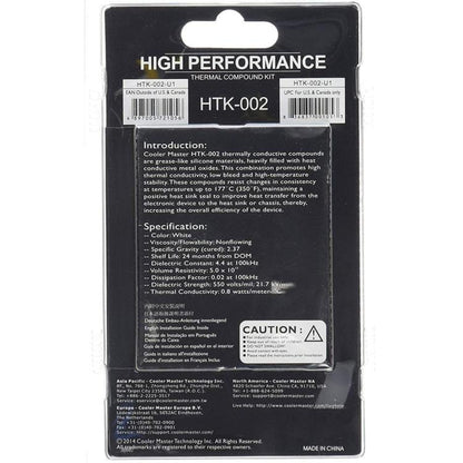 COOLER MASTER HTK-002 THERMAL GREASE SYRINGE THERMAL COMPOUND CPU
