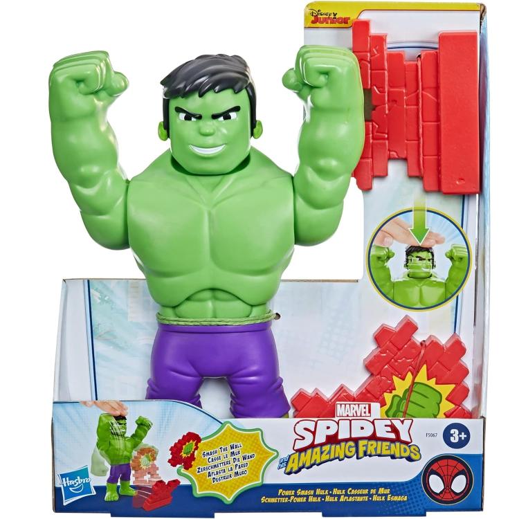 Hasbro Marvel Power Smash Hulk Spidey Freunde Actionfigur 25cm F5067