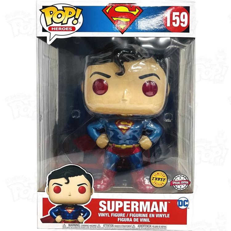 Funko Pop Heroes DC Comics 159 Superman (Chase) 25 cm Special Edition Figur
