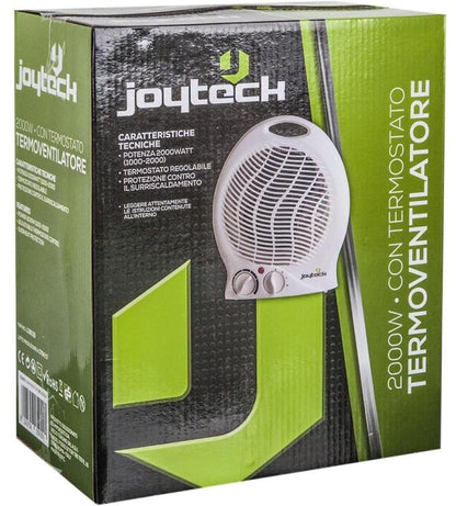 Joytech Heizlüfter Badheizlüfter Elektrisch 2000W Heizung Weiß