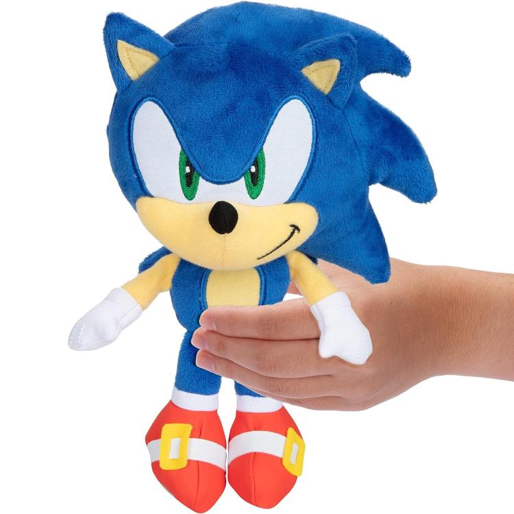 Jakks Pacific Plüschtier Sonic The Hedgehog (Sonic) 22 cm Puppe Toys Plush 9" Sega