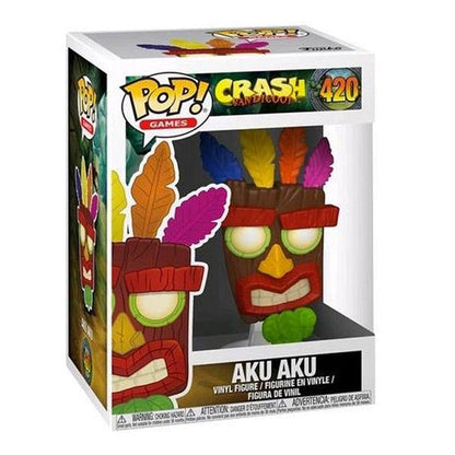 Funko Pop Games Crash Bandicoot 420 Aku Aku Vinyl-Figur PlayStation Sony PS4