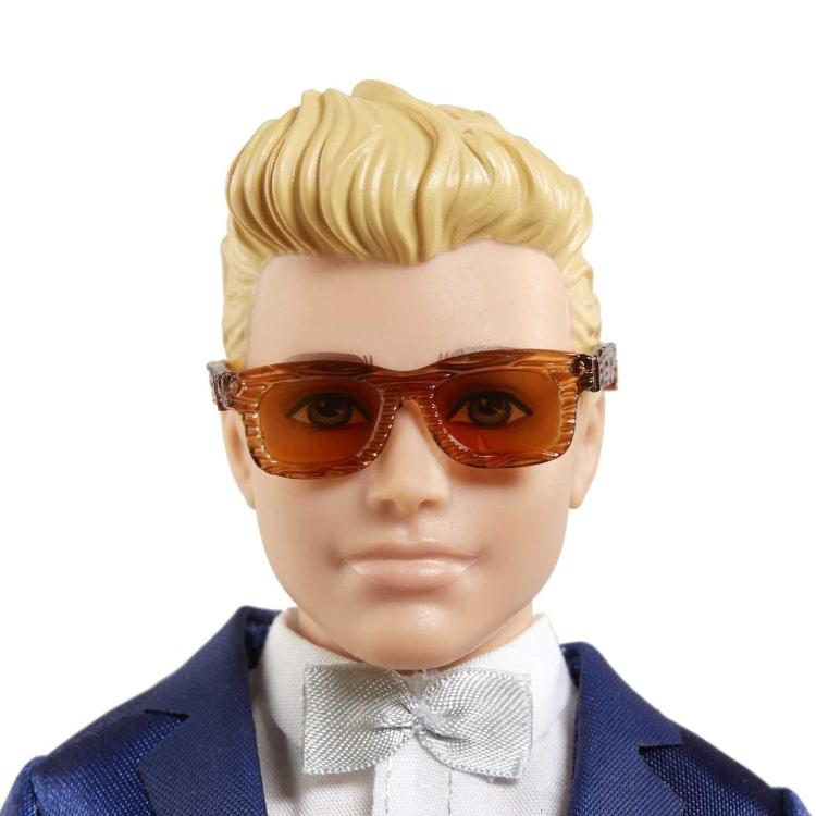 Mattel Barbie Ken Bräutigam Blond Smoking & 5 Accessoires Spielzeug 3+ GTF36