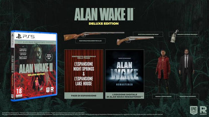 Alan Wake 2 Deluxe Edition PS5 Spiel Italienisch PAL EU PlayStation 5 Neu OVP