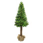 Albero di Natale artificiale con tronco | SEQUOIA MIX PE | da 130cm | rami 77