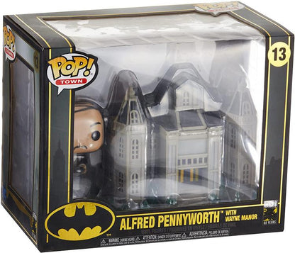 Funko Pop! Town The Batman Alfred Pennyworth mit Wayne Manor 13 Vinylfigur