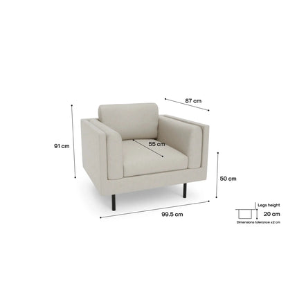Sessel CHELSEA - Creme