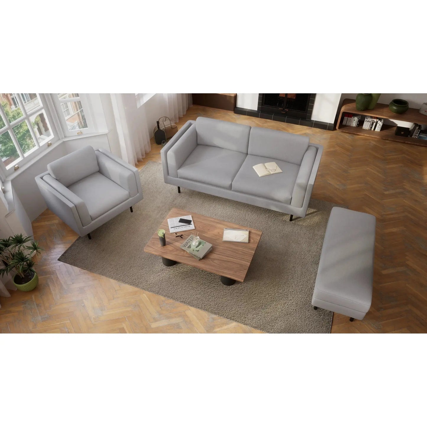 Poltrona CHELSEA - Argento